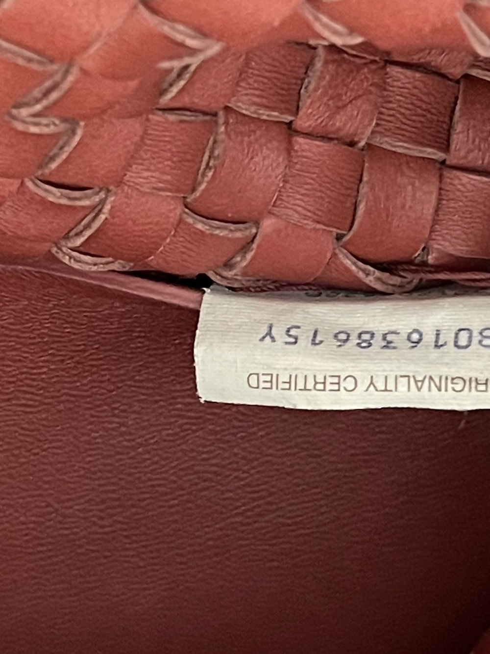 Bottega Veneta Woven Fringe Tote in muted Rose color - Picture 10 of 15